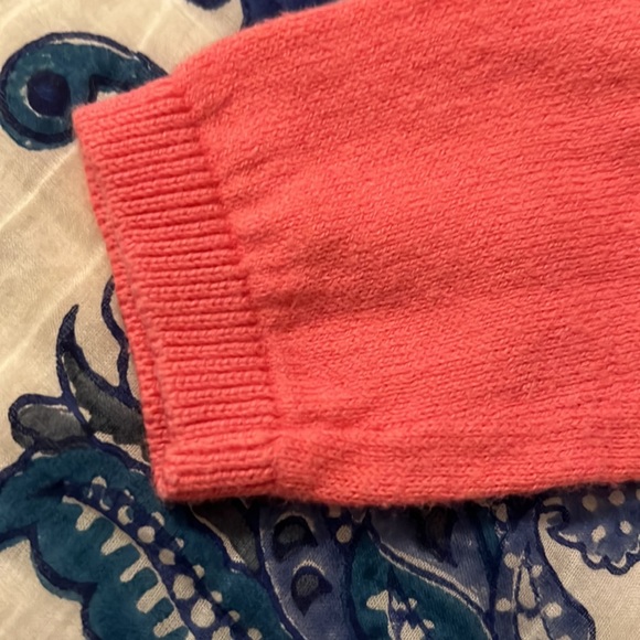 Like New Carters Baby Girls button up Cardigan - 3 months - melon pink color - Picture 7 of 11